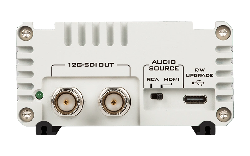 Datavideo DAC-9P 4K 13 Frontal y Conectores BNC del Datavideo DAC-9P 4K