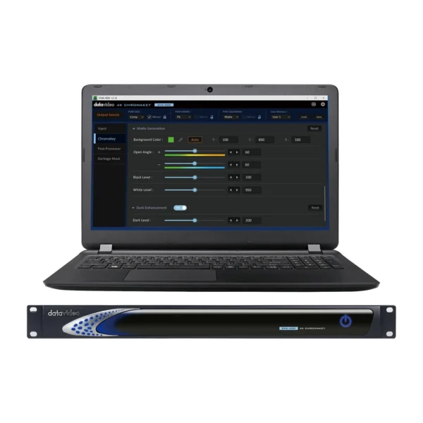 Datavideo DVK-401 - Kit Chroma Keyer 4K DVK-400 con Panel de Control Táctil TPC-700 5 datavideo dvk 401 6 950 1