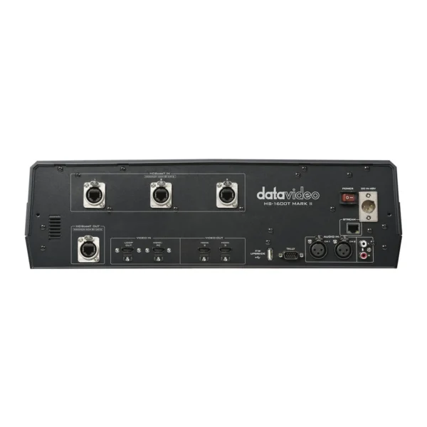 Datavideo HS-1600T MARK II - Estudio Portátil HDBaseT de 4 Canales con Joystick PTZ y Streaming 3 datavideo hs 1600t mark ii 5 950 1