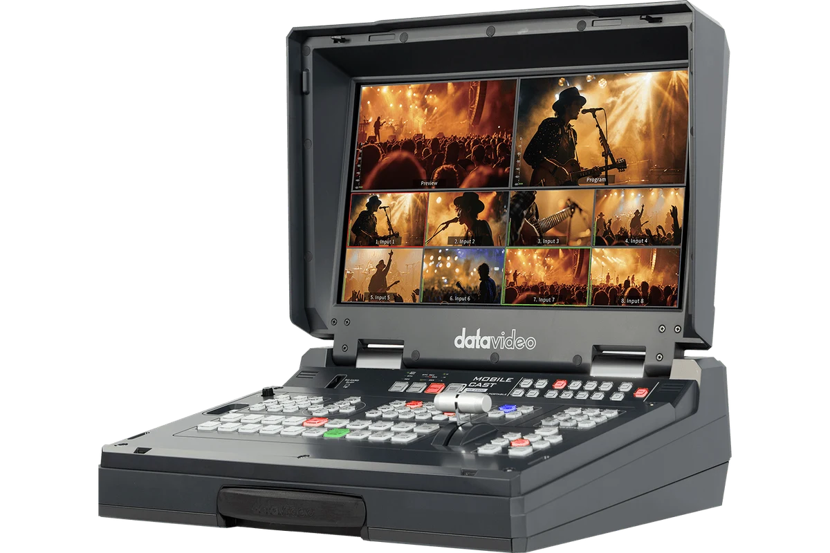 Datavideo HS-2600 - Estudio Portátil de Realización HD de 8 Canales en Maleta 10 HS-2600 Datavideo en acción