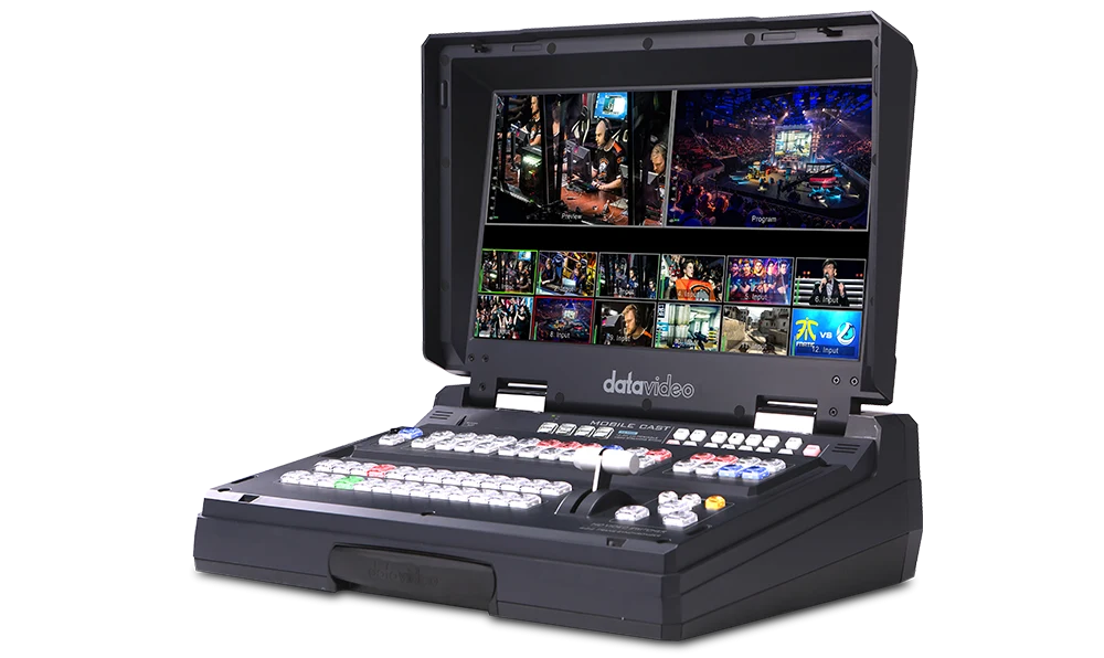 Datavideo HS-3200 - Estudio Portátil de Transmisión HD de 12 Canales en Maleta 10 HS-3200 Datavideo en acción
