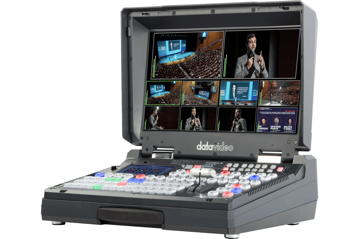 Datavideo HS-4000 - Estudio Portátil de Producción 4K UHD de 8/12 Canales en Maleta 10 HS-4000 Datavideo en acción