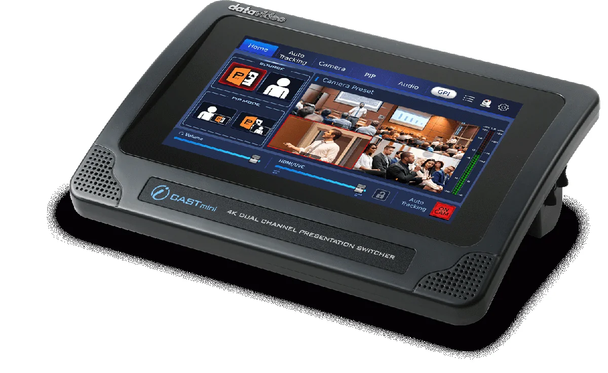 iCAST mini Datavideo en acción