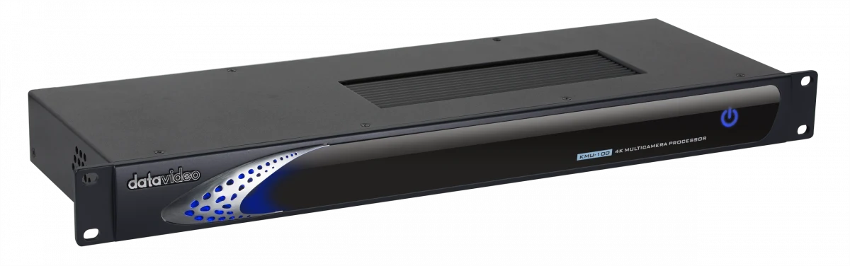 Datavideo KMU-100 - Procesador Generador de Planos Virtuales 4K Dual en Rack 18 KMU-100 Datavideo en acción