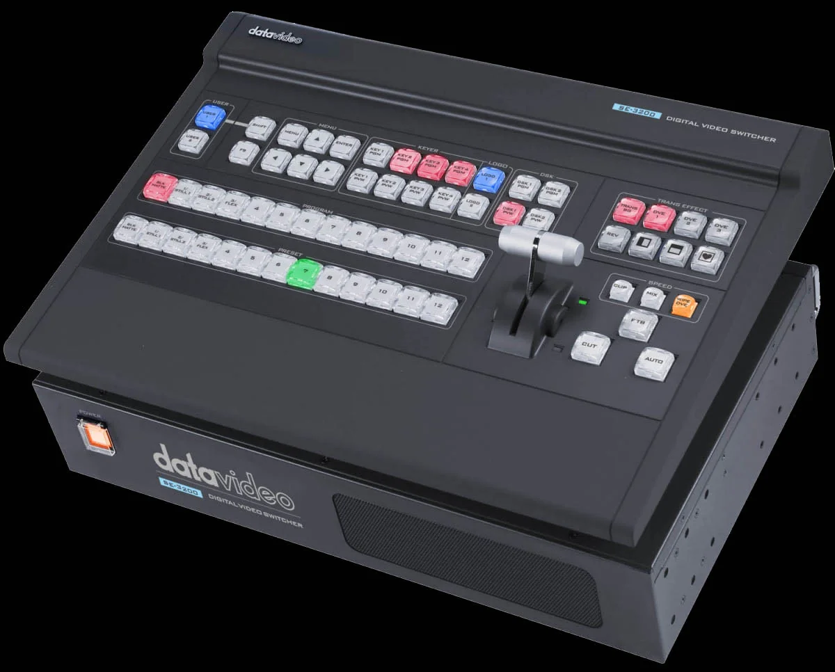 Datavideo MS-3200 - Sistema de Producción Móvil Fly-away Kit HD de 12 Canales con SE-3200 8 MS-3200 Datavideo en acción