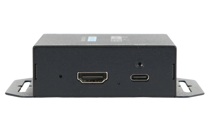 Datavideo NDI Connect 100 - Decodificador 4K NDI y Streaming IP HDMI 14 Datavideo NDI Connect 100 Esquema de Flujo de Trabajo en Red