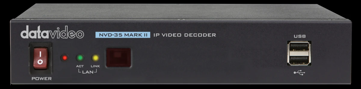 Datavideo NVD-35 MARK II Panel Posterior y Conexiones