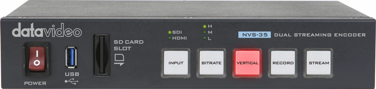 Datavideo NVS-35 Equipo Profesional de Streaming y Decodificación IP