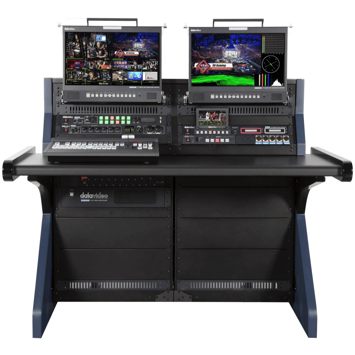 Datavideo OBV-3200 - Unidad Móvil PPU de Producción HD en 2 Racks con SE-3200 10 OBV-3200 Datavideo en acción