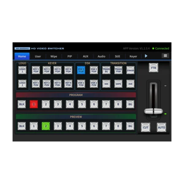 Datavideo SE-2600MU - Unidad de Conmutación HD de 8 Canales para Montaje en Rack 4 datavideo se 2600mu 5 950 1