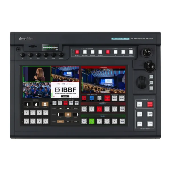 Datavideo SHOWCAST 100 - Estudio de Producción Táctil 4K 7-en-1 con Control PTZ y Streaming 1 datavideo showcast 100 2 950 1