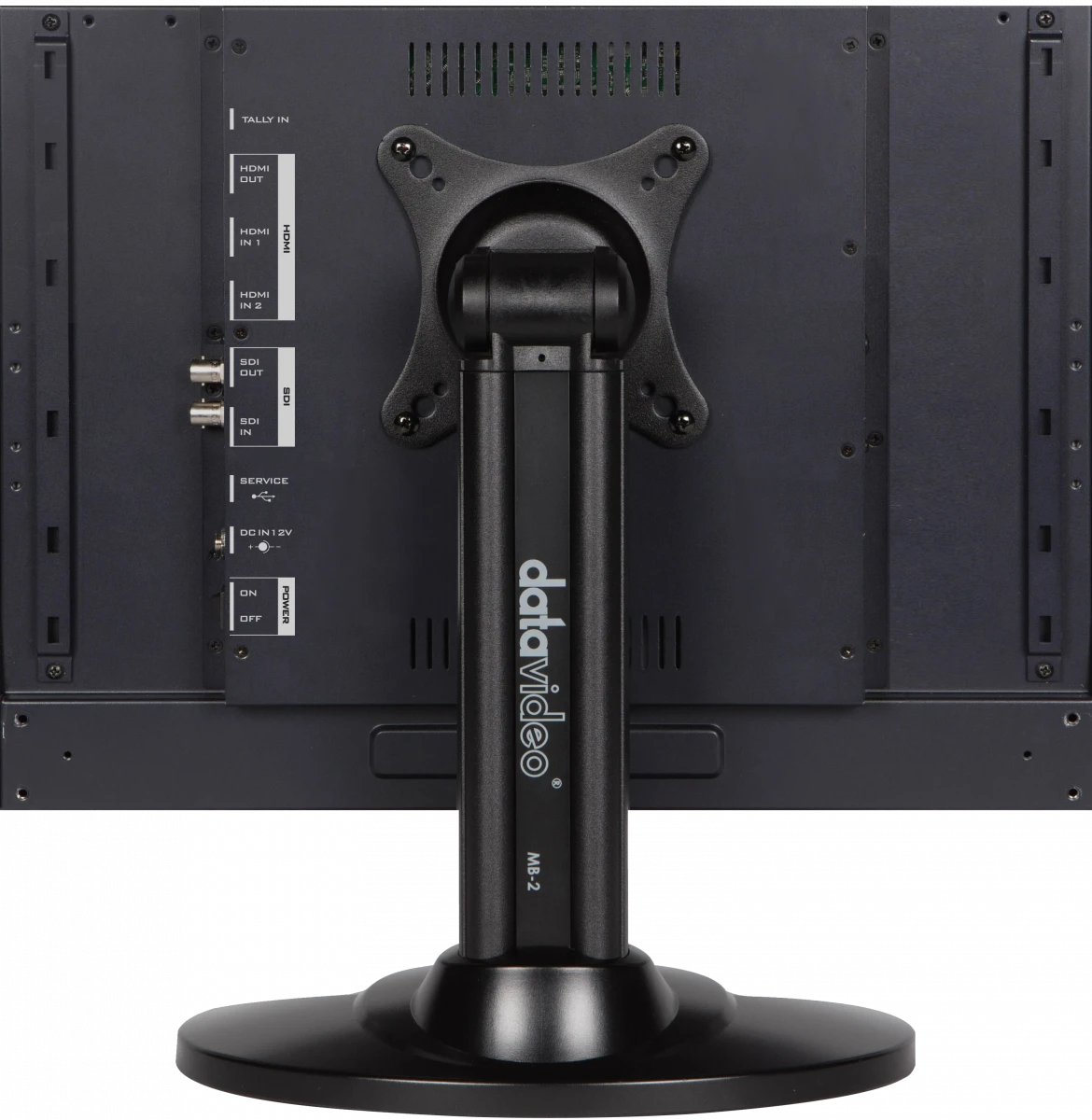 Datavideo TLM-170V Panel Posterior y Conectores