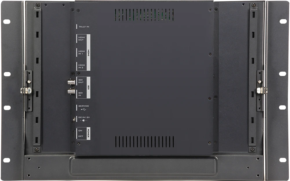 Datavideo TLM-170VR - Monitor de Producción 17.3" Full HD en Rack 7U 11 Datavideo TLM-170VR Panel Posterior y Conectores