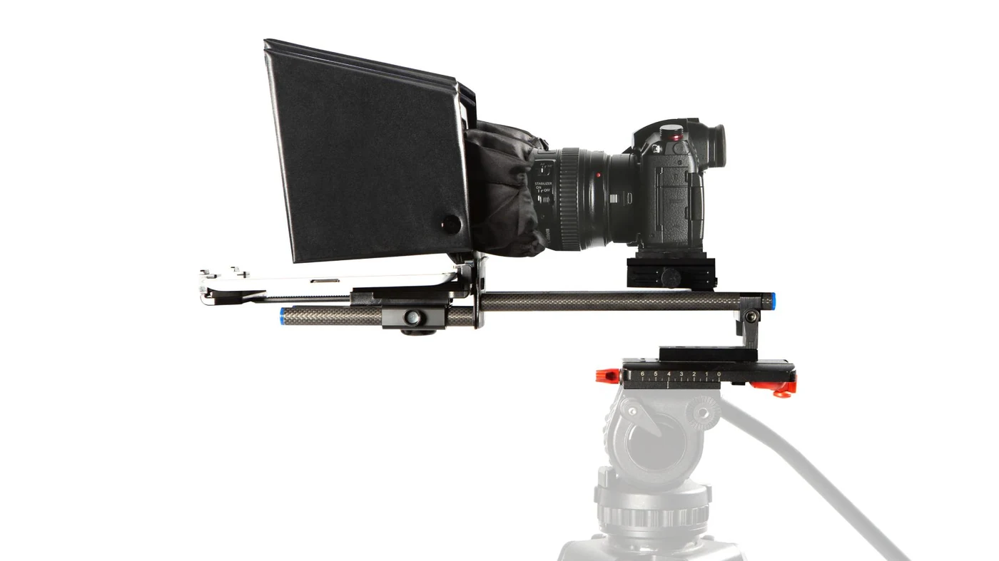 Datavideo TP-500 - Teleprompter para Cámaras DSLR y Mirrorless 12 Interfaz de Software dvPrompter Plus y Gestión Web