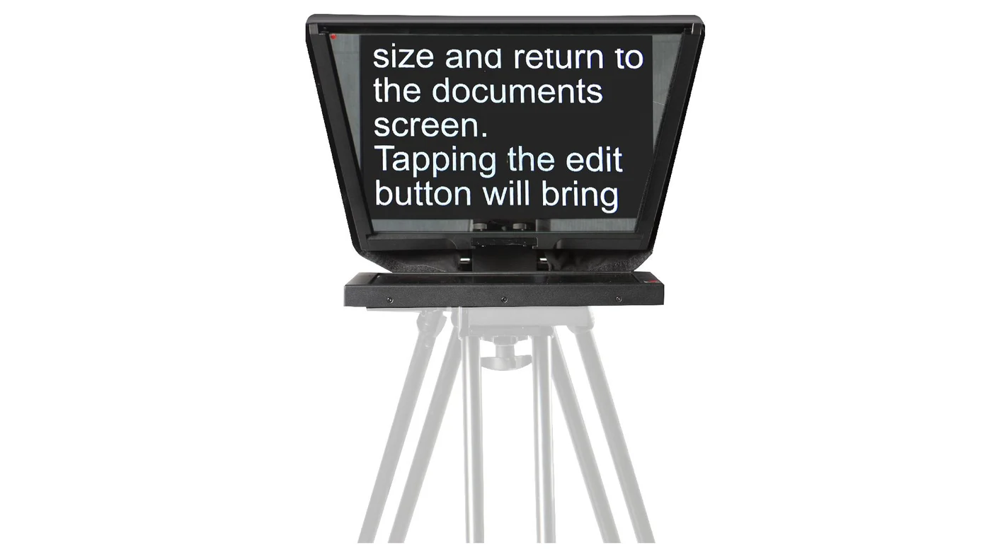 Datavideo TP-700 - Teleprompter de Estudio Autónomo (dvPrompter Plus) 14 Cristal Beamsplitter Óptico Datavideo