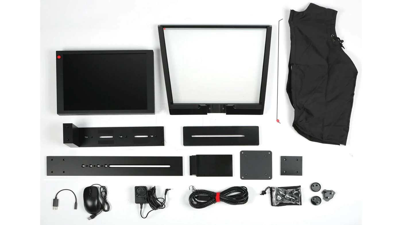 Datavideo TP-700 - Teleprompter de Estudio Autónomo (dvPrompter Plus) 19 Topología técnica y dimensiones TP-700