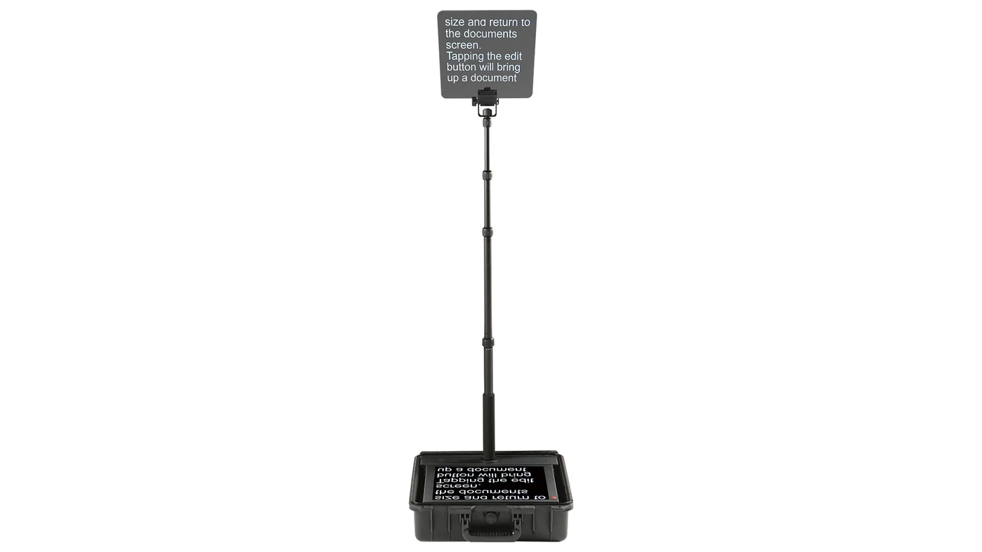 Datavideo TP-800 MARK II - Teleprompter Presidencial / Conferencias 15 Cristal Beamsplitter Óptico Datavideo