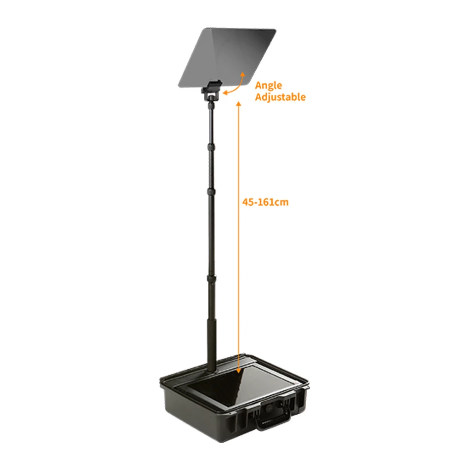 Datavideo TP-800I - Bundle Teleprompter Presidencial + Controlador IntelliSync 19 Detalles de conectividad y mecánica TP-800I