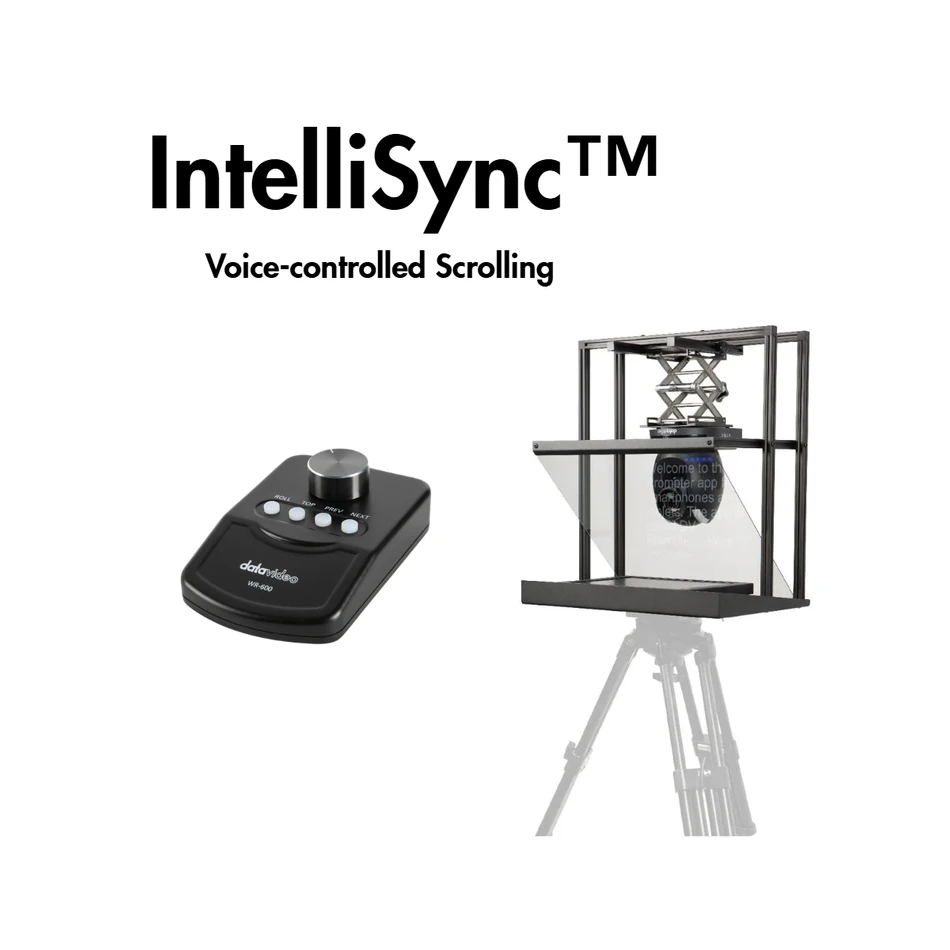 Datavideo TP-900I - Bundle Teleprompter PTZ + Controlador IntelliSync 18 TP-900I Datavideo Oficial