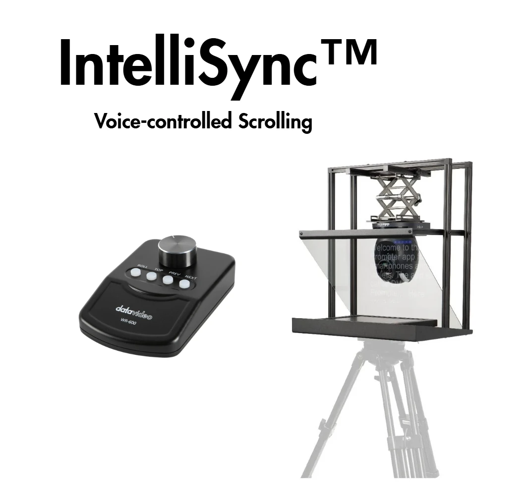 Datavideo TP-900I - Bundle Teleprompter PTZ + Controlador IntelliSync 14 Datavideo Teleprompters Gama Oficial