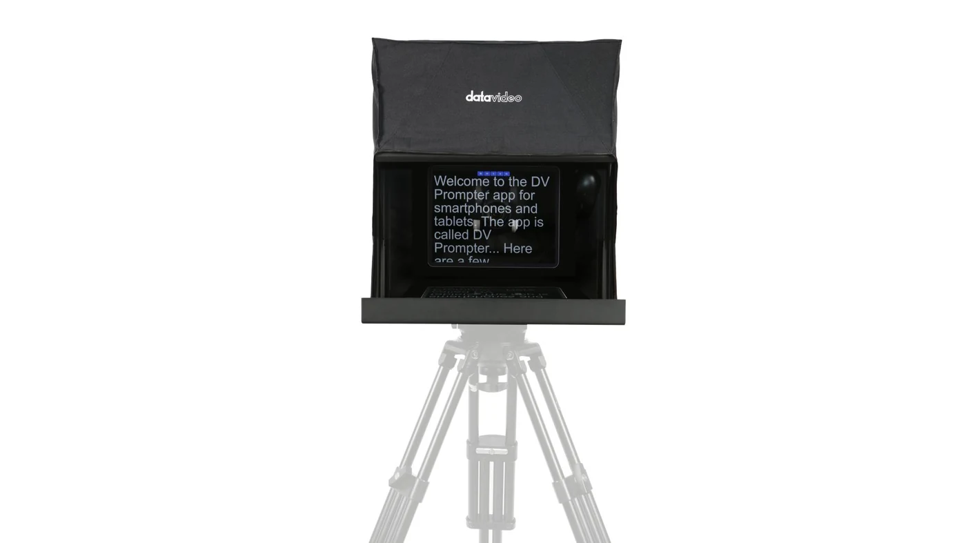 Datavideo TP-950 - Teleprompter para Cámaras Robóticas PTZ (Versión Tablet) 15 Cristal Beamsplitter Óptico Datavideo