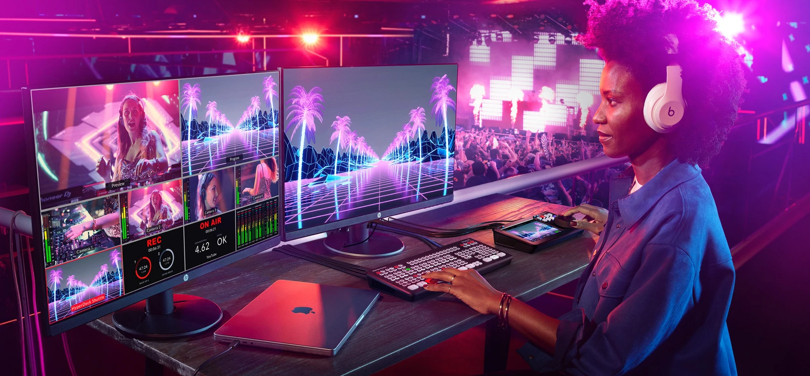 HyperDeck Shuttle 4K Pro 2TB 14 Flujo de realización en directo y masterización con HyperDeck Shuttle 4K Pro