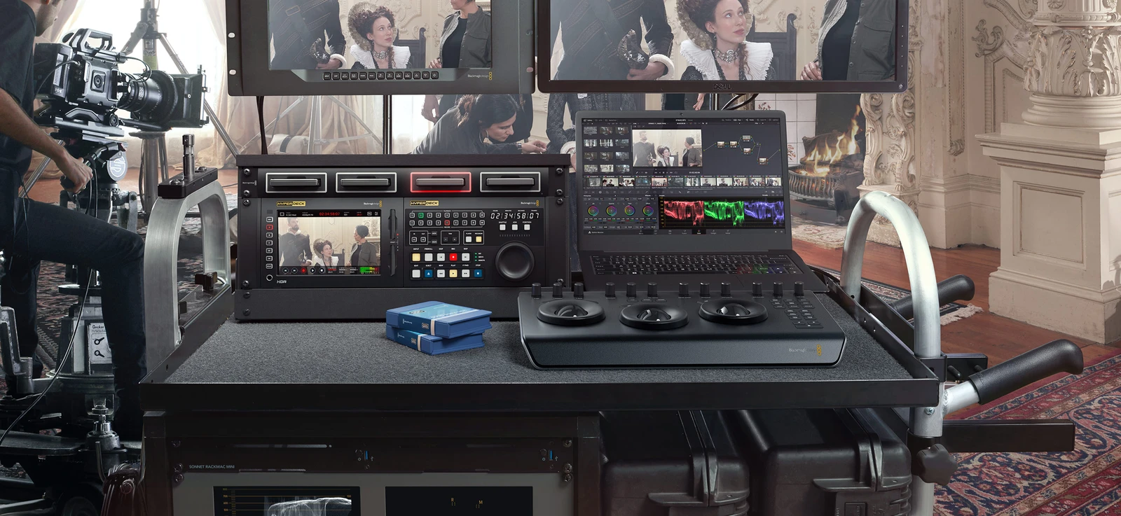 Blackmagic MultiDock 10G 17 Compatibilidad nativa con DaVinci Resolve, Final Cut Pro, Premiere Pro y Media Composer