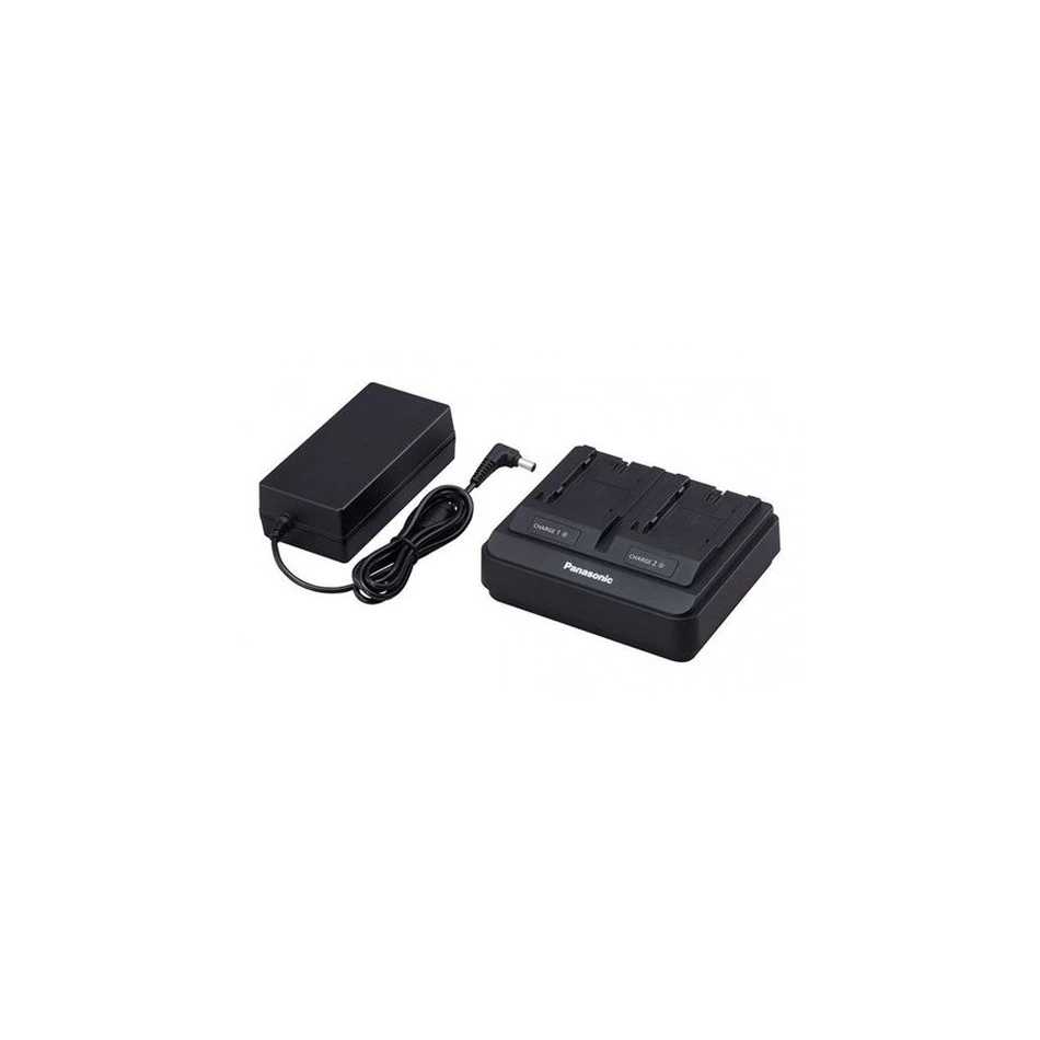 Panasonic AG-BRD50E Cargador Doble de Baterías 10 Panel Trasero de Conexiones Panasonic AG-BRD50E