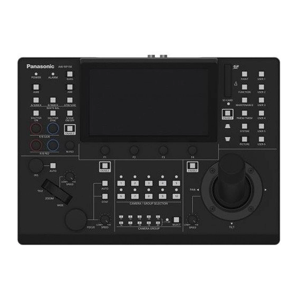 Panasonic AW-RP150GJ5 - Controlador Remoto de Cámaras PTZ con Pantalla Táctil GUI y Joystick Operativo