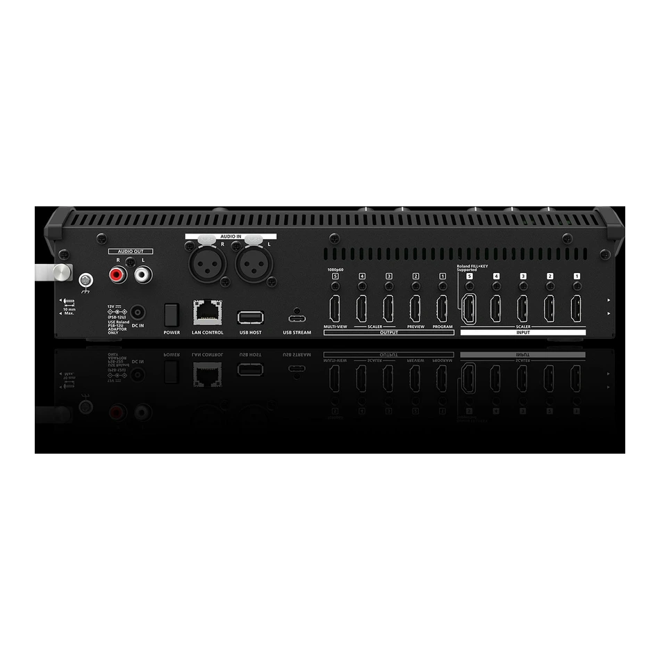 Roland V-1-4K 16 Panel Trasero de Entradas HDMI 2.0 y Salidas Roland V-1-4K