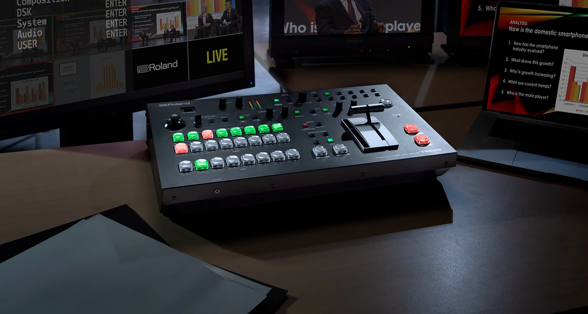 Roland V-600UHD 12 Roland V-600UHD Conmutador 4K HDR Multiformato Profesional