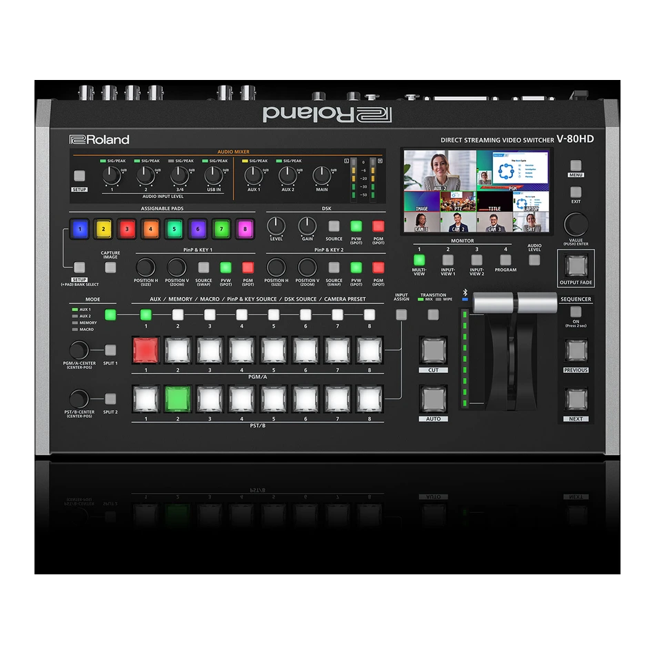 Consola Roland V-80HD Vista Superior Profesional