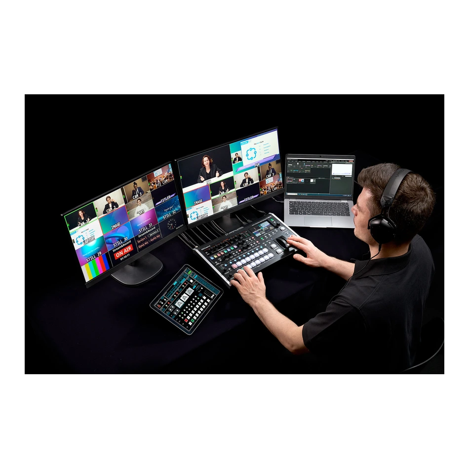Topología de Entradas y Salidas del Conmutador Roland V-80HD