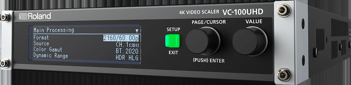Roland VC-100UHD Escalador de Vídeo 4K HDR Profesional