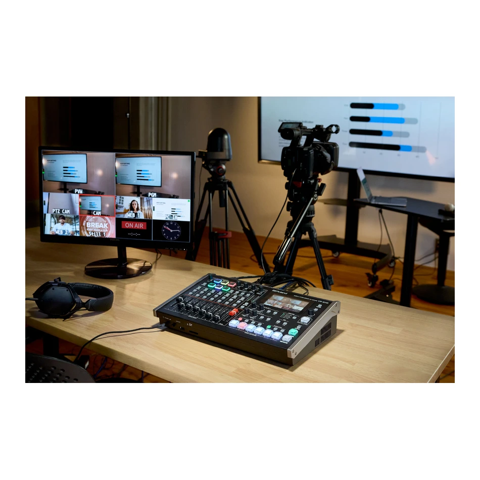 Topología de Conexiones HDMI y XLR del Roland VR-6HD
