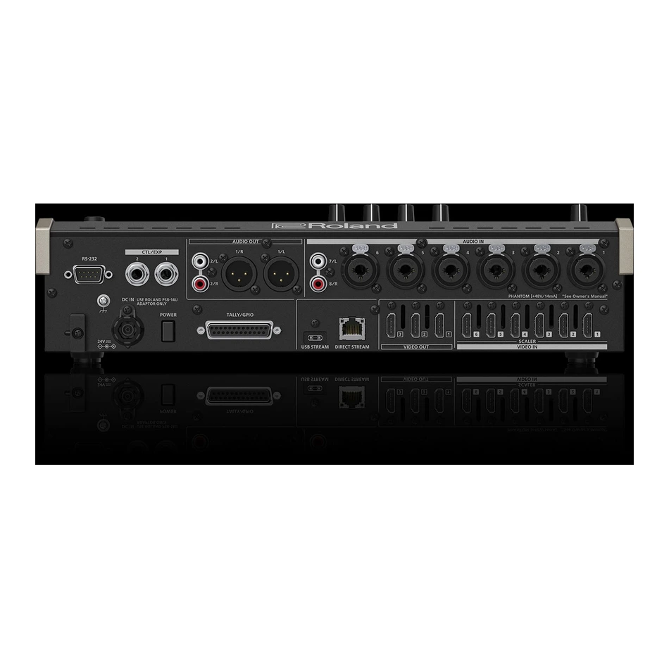 Panel Posterior de Puertos HDMI y Salidas XLR Roland VR-6HD