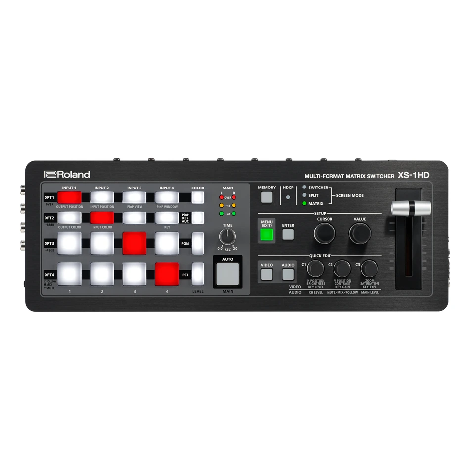 Roland XS-1HD 13 Panel de Control Superior con Botones Matriciales del Roland XS-1HD