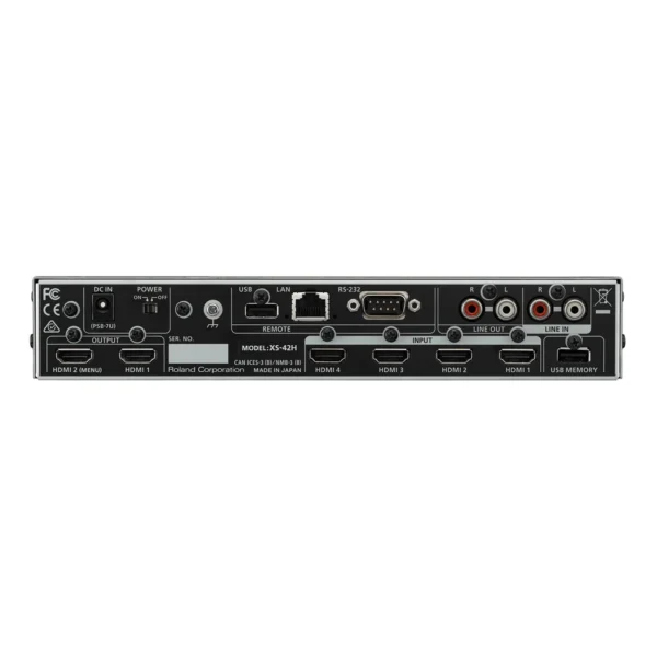 Roland XS-42H 2 roland xs 42h rear 950