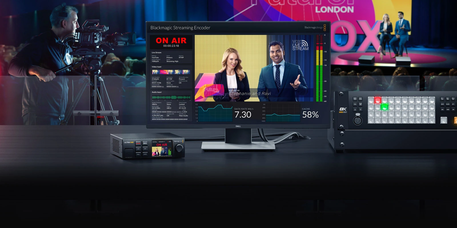 Blackmagic Streaming Decoder 4K 10 Blackmagic Streaming Processors