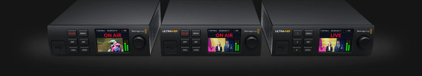 Blackmagic Streaming Decoder 4K 11 Gama completa Blackmagic Streaming Encoder y Decoder