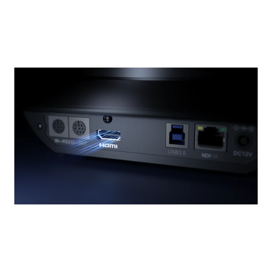 Telycam Drive+ SE HDMI 20X - Negro 14 Panel de conexiones traseras de Telycam Drive+ SE HDMI 20X