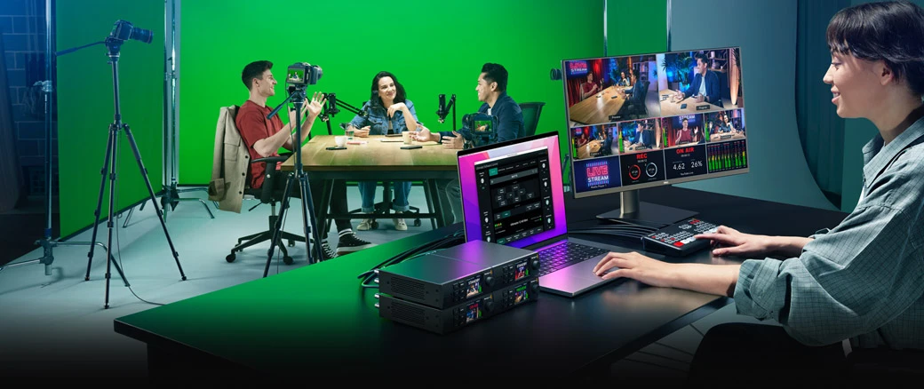 Blackmagic Ultimatte 12 4K 13 Configuración multicámara con Ultimatte 12