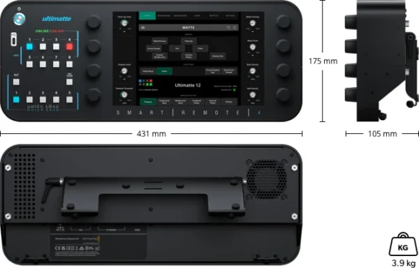 Blackmagic Ultimatte Smart Remote 4 G2 3 ultimatte smart remote 4 g2 specs